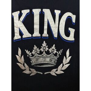 NWT The Children's Place‎ Adult Gold Graphic KING Tee Shirt XL Black Birthday